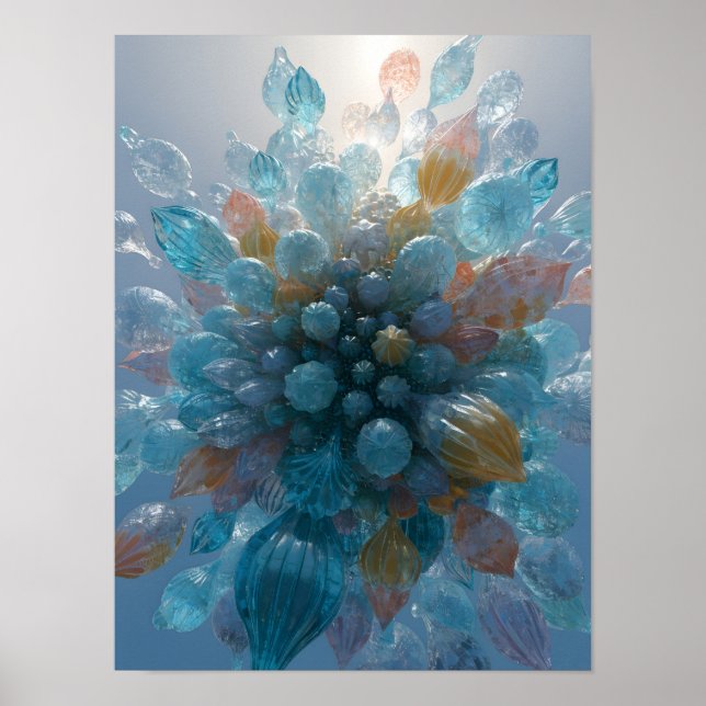 Poster Flor de Prisma (Frente)