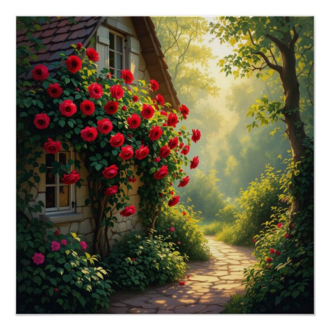 Póster Flor de Rosa (Frente)