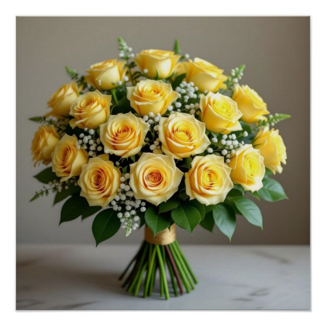 Póster Flor de Rosa (Frente)