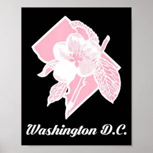Poster Flor de Sakura Cerejeira em Washington Distri