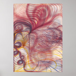 Poster Flor de Samuel Warrand por Georgiana Houghton