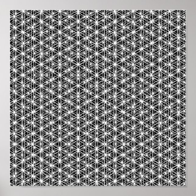 Póster Flor De Vida Intriciada Em Curso 4 (Frente)