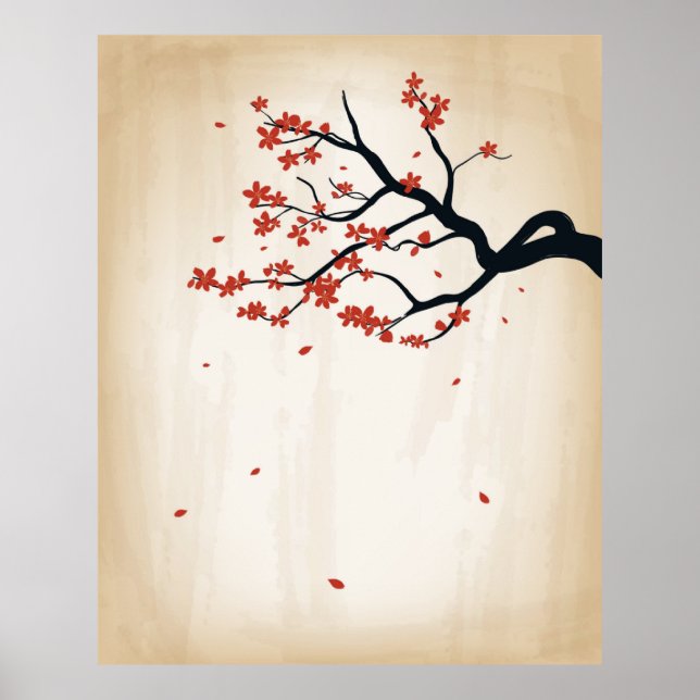 Poster Flor de Vinho, Flor (Frente)
