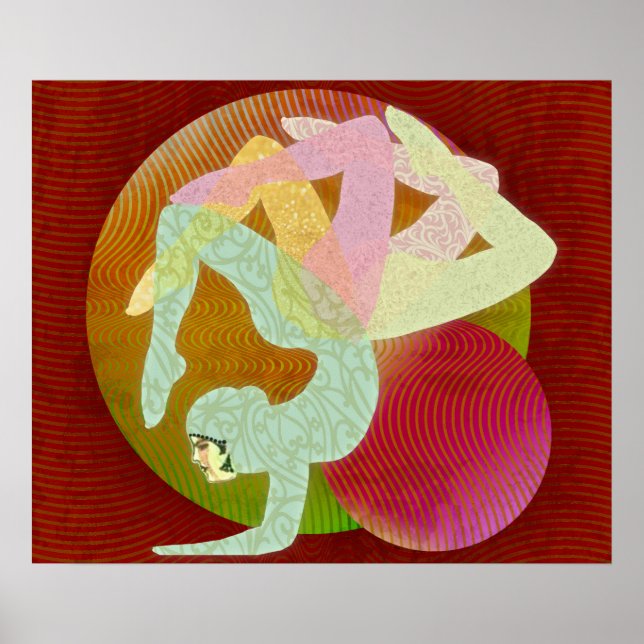 Poster Flor de Yoga (Frente)