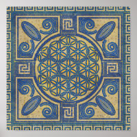 Flor do Azulejo Mosaico Vida N1