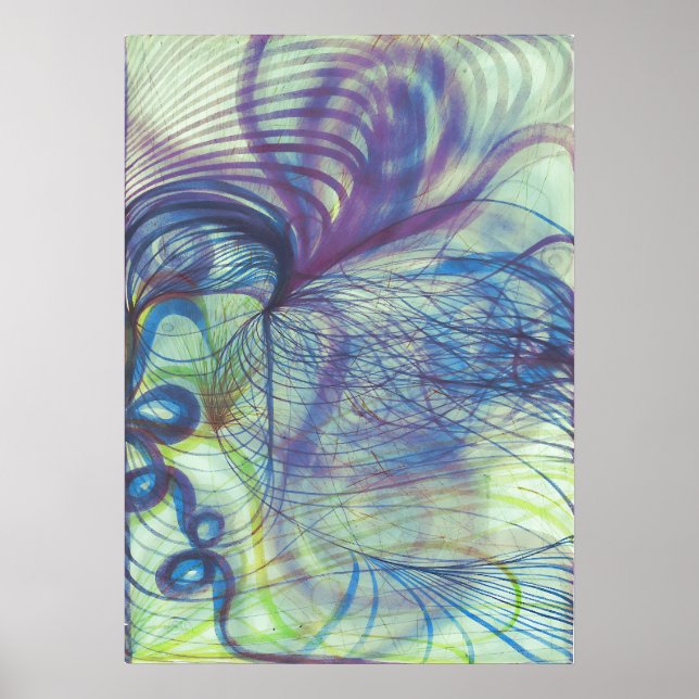 Poster Flor do Samuel Warrand por Georgiana Houghton Pos (Frente)