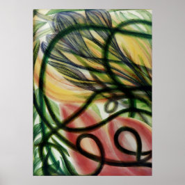 Poster Flor e Fruta por Georgiana Houghton