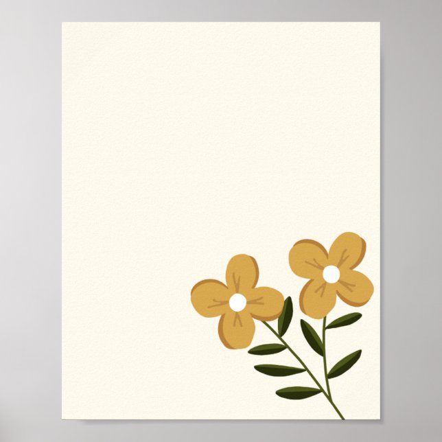 Poster Flor em flor (Frente)