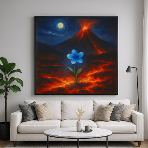 Poster Flor Final - Painting Style Landscape Art