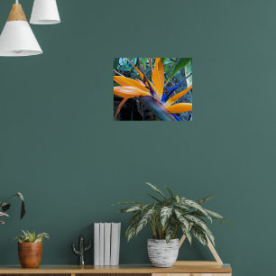 Póster Flor Floral De Pão Laranja Fotográfico