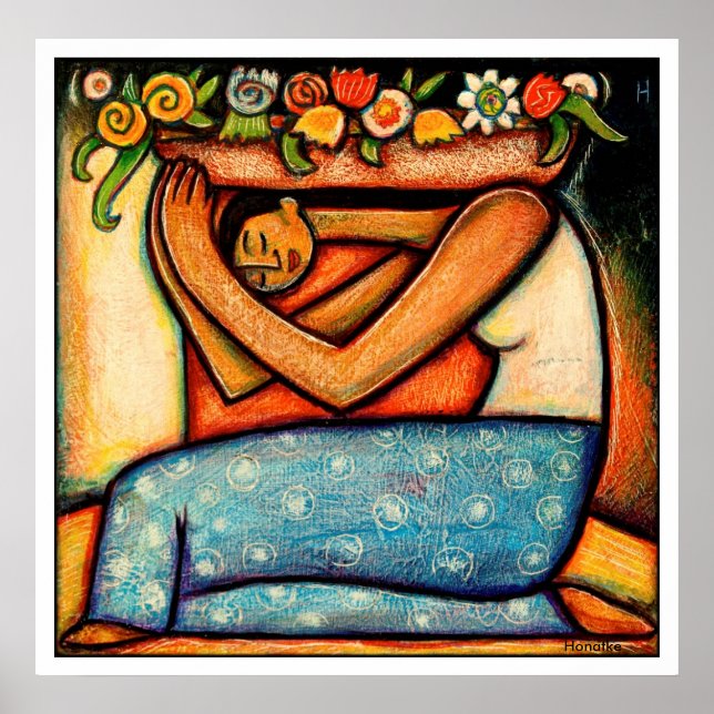 Póster Flor Girl (Frente)