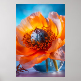 Poster Flor Laranja