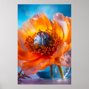 Poster Flor Laranja