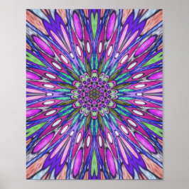 Poster Flor Mandala