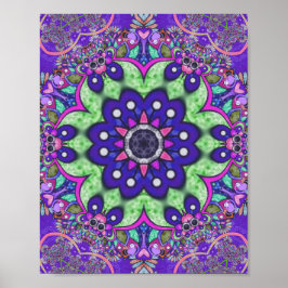 Poster Flor Mandala