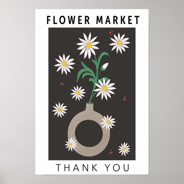 Poster Flor Market Thankyou (Frente)