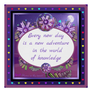 Póster Flor no deserto