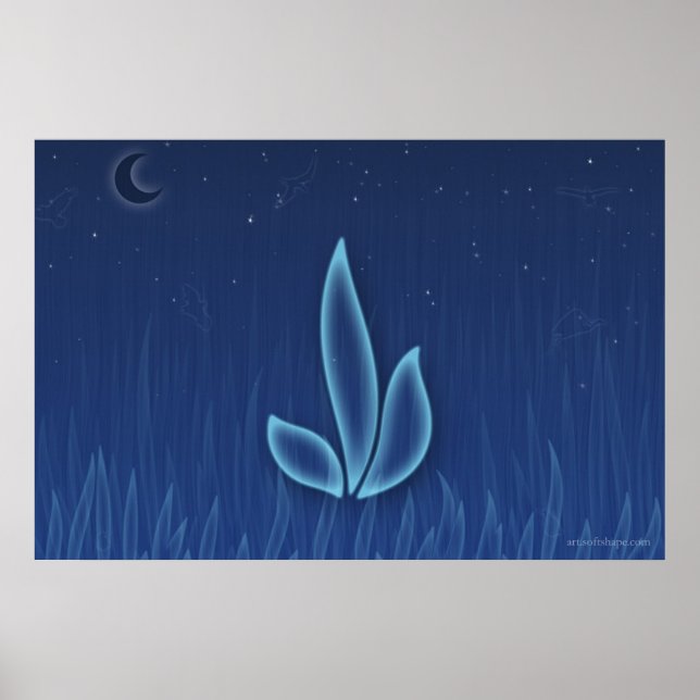 Póster Flor noturna (Frente)