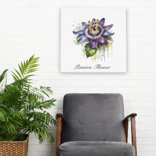 Póster Flor Passivo Púrpura