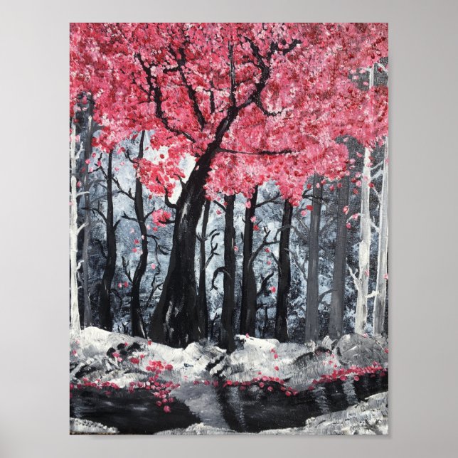 Poster Flor perto do rio (Frente)