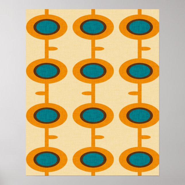 Poster Flor Pod Amarelo (Frente)