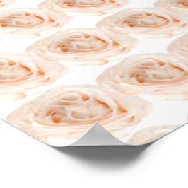 Poster Flor Rosa Branca