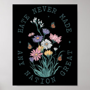 Poster Flor Silvestre Anti Trump