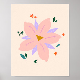 Poster Flor tropical 02
