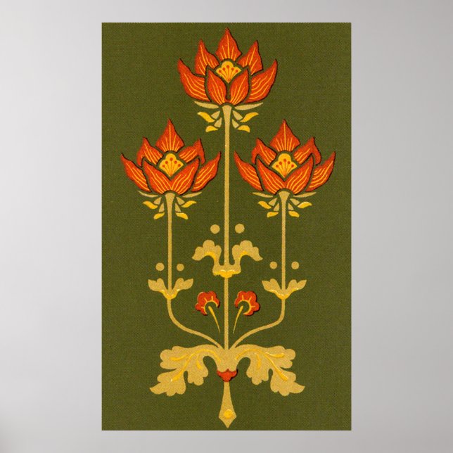 Póster Flor Victoriana (Frente)