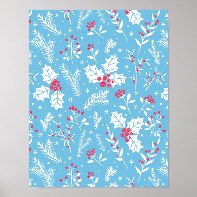 Poster Flora de inverno 2 (Frente)