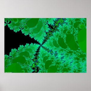 Póster Flora do Fractal