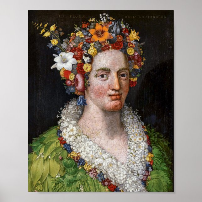 Poster Flora | Giuseppe Arcimboldo | (Frente)