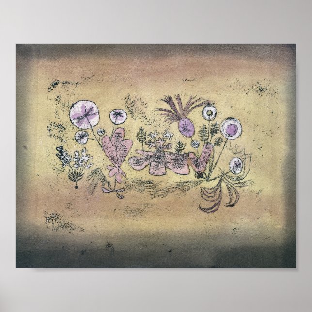 Póster Flora medicinal: Paul Klee 1924 (Frente)