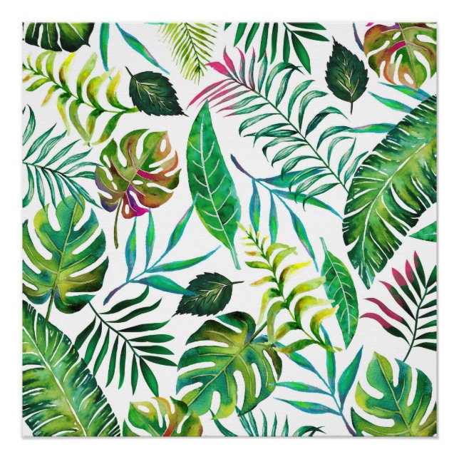 Póster Flora Tropical (Frente)