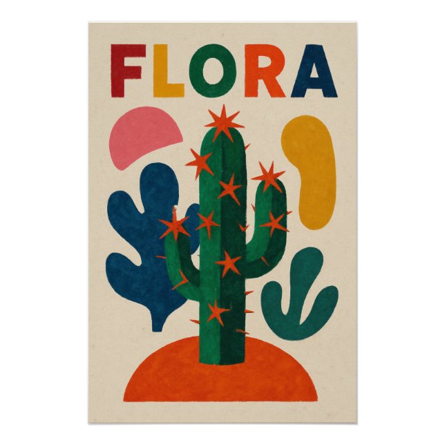 Póster FLORA – Une explosion botanique en couleurs (Frente)