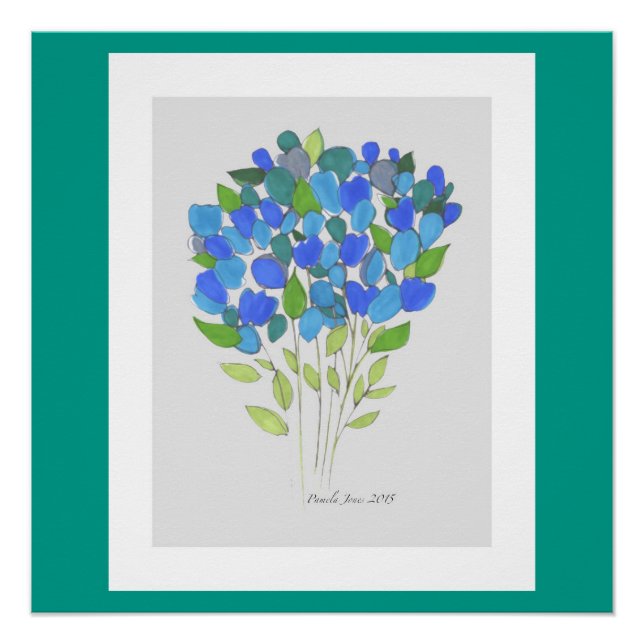 Póster Floral #02 20" x Poster perfeito de 20" (Frente)