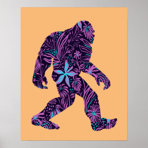 POSTER FLORAL BIGFOOT