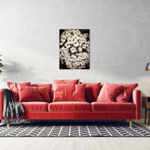 Poster Floral Branco abstrato