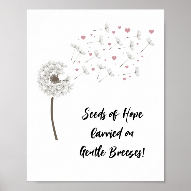 Poster Floral de Cotação Inspiracional Bastante Da (Frente)