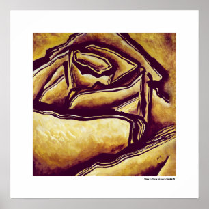 Poster floral de MC Belkadi do abstrato do