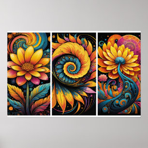 Poster Floral Fantasy