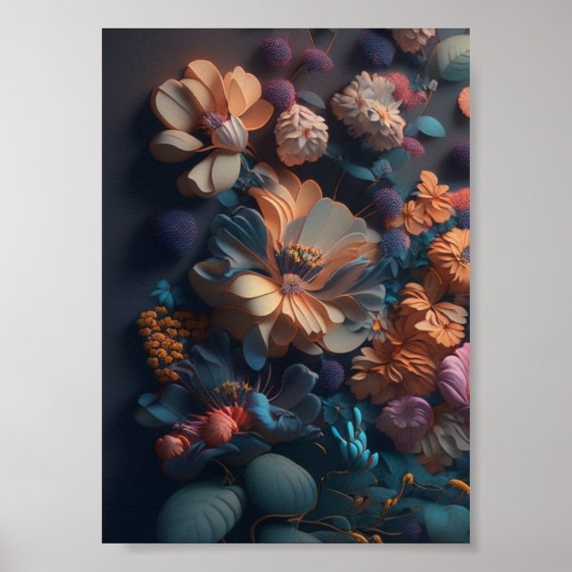 Poster Floral Frenzy (Frente)