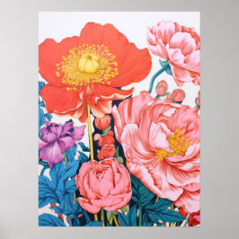 Poster Floral Harmony