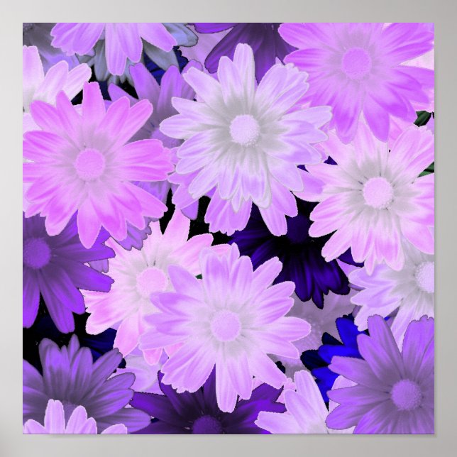 Poster Floral Mauve (Frente)