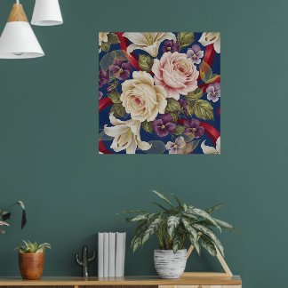 Poster Floral Pattern