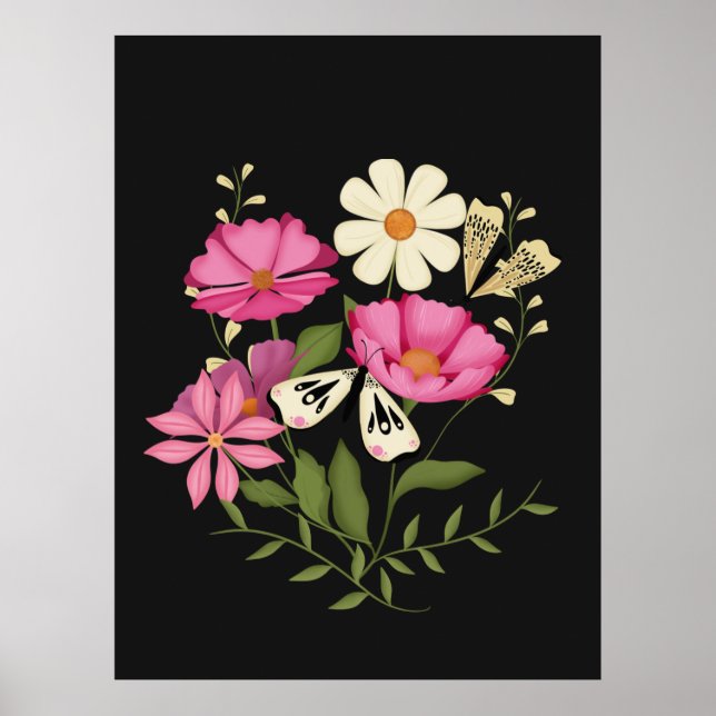 Poster Floral primavera (Frente)
