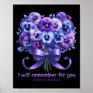 Poster Floral Puro Que Lembrarei Para Você Heimerheimer