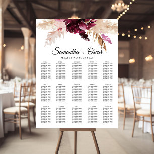 Poster Floral Rosa Blush Moderno 