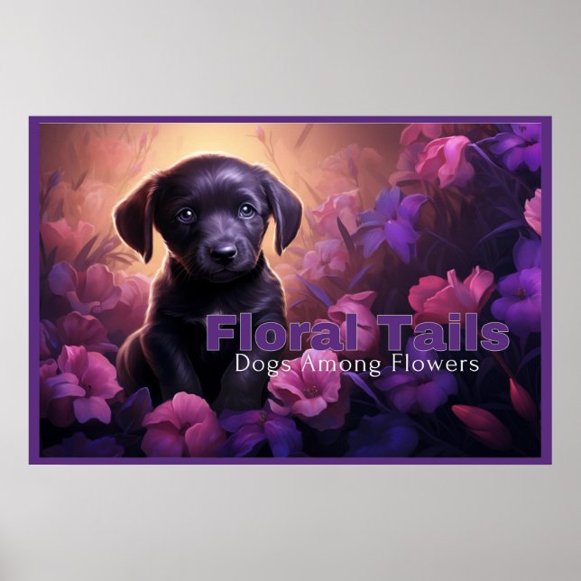 Poster Floral Tails (Frente)