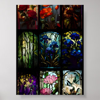 Poster Floral Tapeçaria